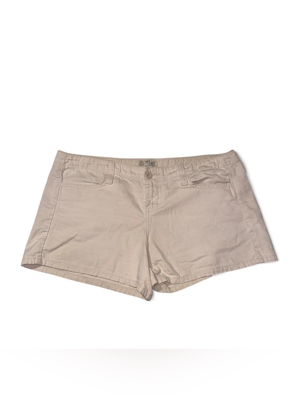 lei Women's Light Tan Cotton Shorts
